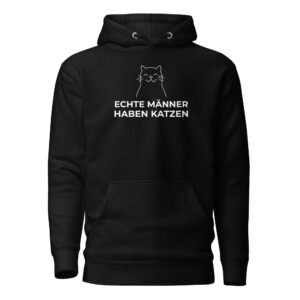 Unisex-Kapuzenpullover Echte Männer”